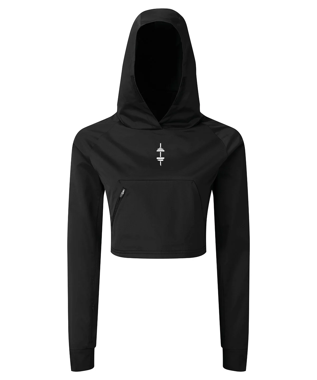 Gym Ninja | Womens Cropped Hoodie
