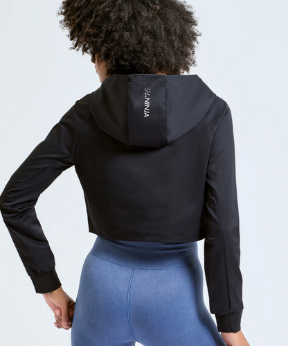Gym Ninja | Womens Cropped Hoodie